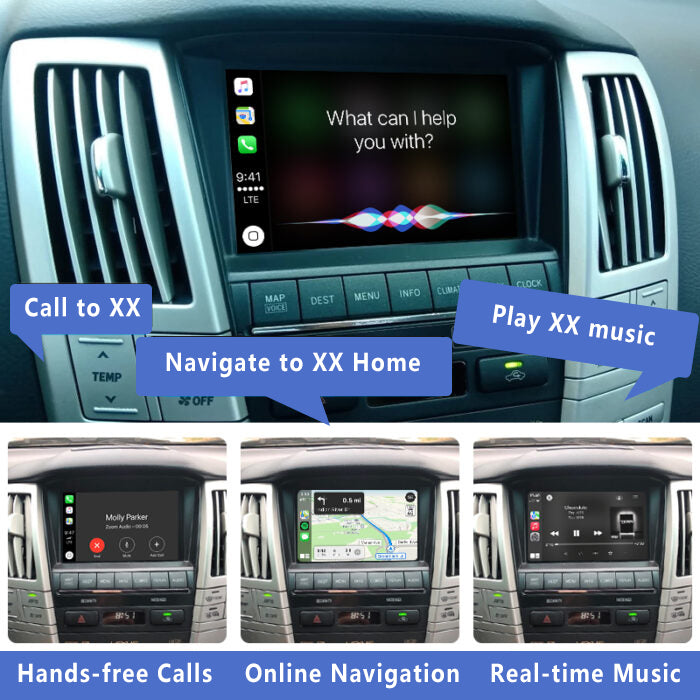 2006-2008 Lexus RX OEM Wireless Apple CarPlay & Android Auto Integration for Car