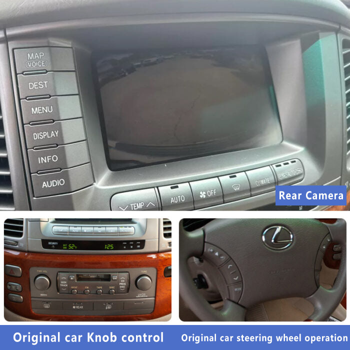 2003-2008 Lexus LX470 OEM Head Unit Wireless Apple CarPlay & Android Auto Integration for Car