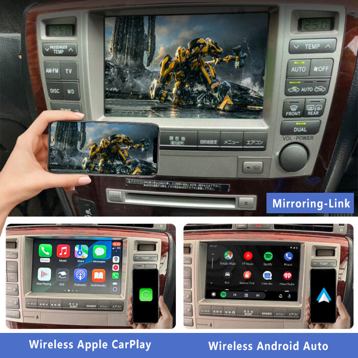 2006-2008 Toyota Crown Majesta UZS186s2 wireless Apple CarPlay & Android Auto Integration for Car