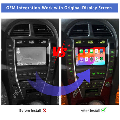 2008 Lexus ES350 OEM Head Units Wireless Apple CarPlay & Android Auto Module Integration Kits