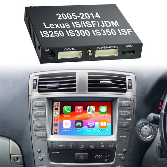 2005-2014 Lexus IS/ISF/JDM IS250 IS300 IS350 ISF OEM Wireless Apple CarPlay & Android Auto Integration Module Kits