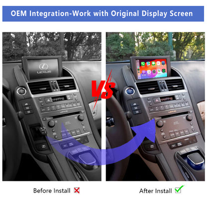 2010 lexus Hs250h Wireless Apple CarPlay & Android Auto Integration Kits