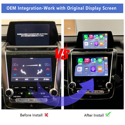 2018-2021 Toyota Crown S220 ARS220 AZSH20 AZSH21 GWS224 RS Advance Original Head Units Wireless Apple CarPlay and Android Auto Integration for Car