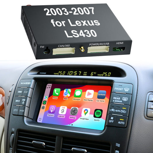 2003-2007 Lexus LS430 – OEM Wireless CarPlay & Android Auto Integration Kit