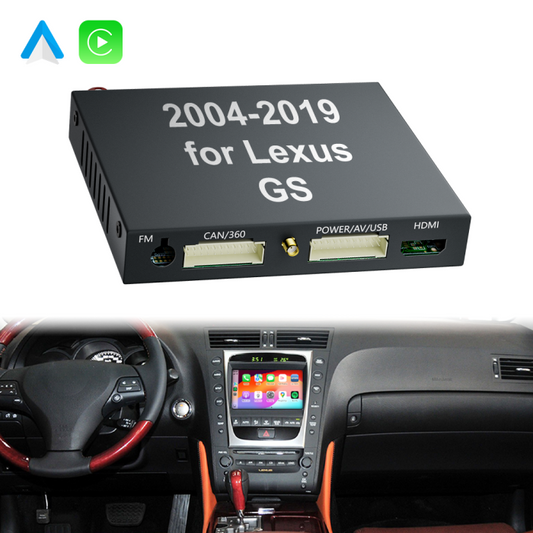 2004-2019 Lexus GS300 GS350 GS430 GS450H GS460 URS190 GRS191 GWS191 GRS196 OEM Head Units Wireless Apple CarPlay & Android Auto Integration Kits
