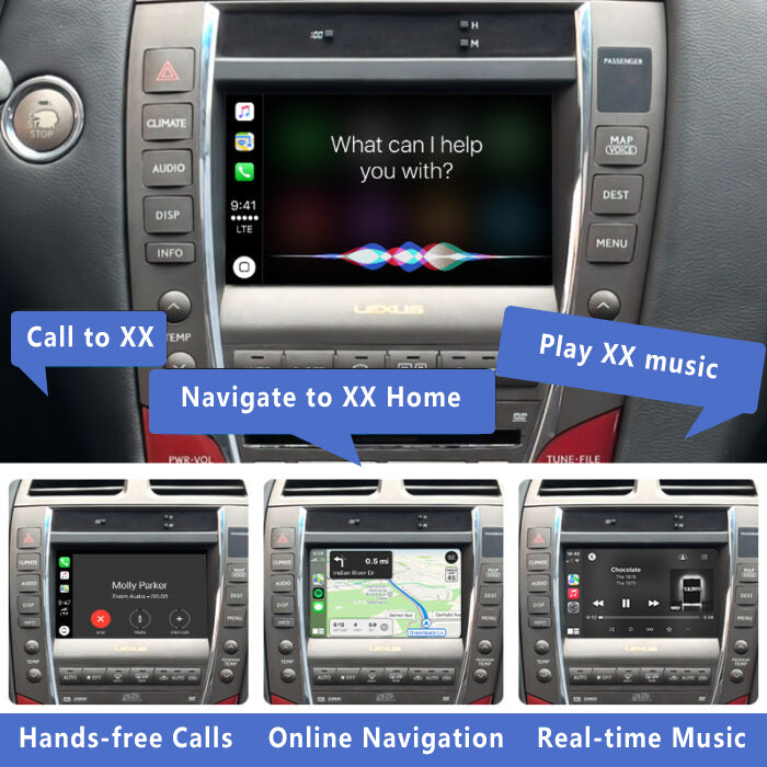 2008 Lexus ES350 OEM Head Units Wireless Apple CarPlay & Android Auto Module Integration Kits