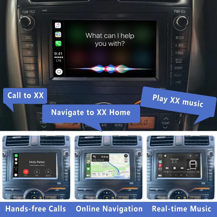 2006-2012 Toyota Blade/Blade MasterG OEM Head Units Wireless Apple CarPlay Android Auto Integration for Car