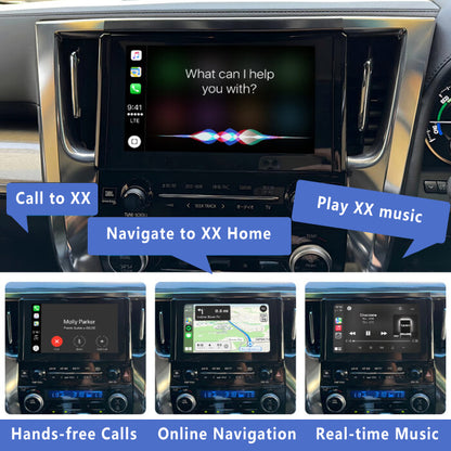 2008-2023 Toyota Alphard Vellfire Wireless Apple CarPlay Android Auto Integration for Car