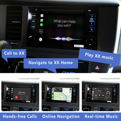 2015-2017 Toyota Sienna Original Head Units Wireless Apple CarPlay Android Auto Integration for Car