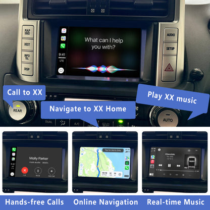 2009-2013 Toyota Landcruiser Prado GXL/VX /Kakadu LC150 OEM Head Units Apple CarPlay & Android Auto Integration Kits