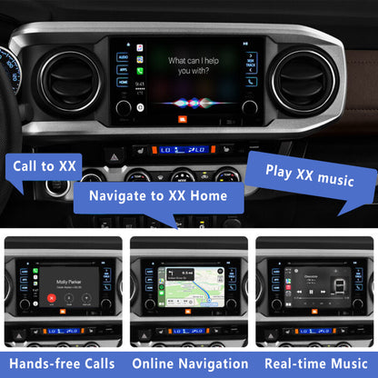 2017-2019 Toyota Tacoma Review Original Head Units Wireless Apple CarPlay and Android Auto Integration for Car