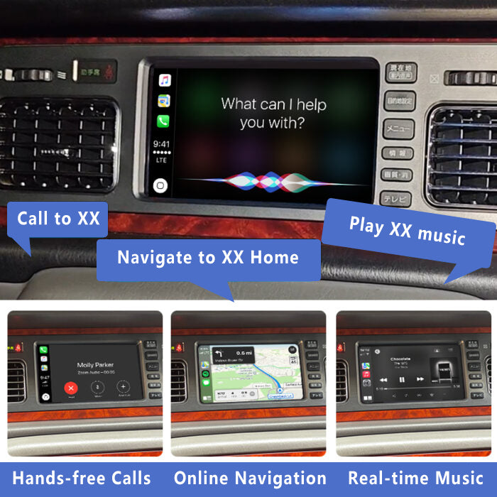 Toyota Century GZG50 OEM head units Wireless Apple CarPlay & Android Auto Integration for Car
