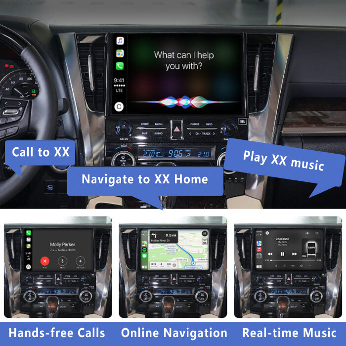 2020-2022 Toyota Alphard wireless Apple CarPlay & Android Auto Integration for Car