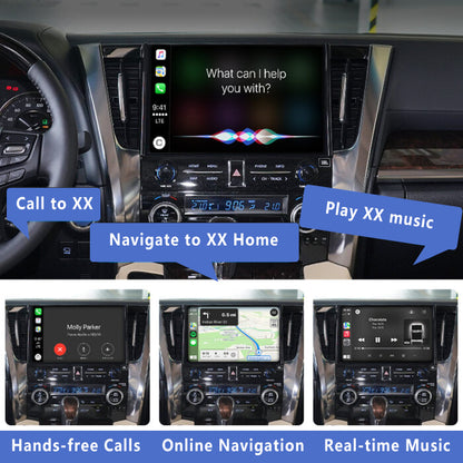 2020-2022 Toyota Alphard wireless Apple CarPlay & Android Auto Integration for Car