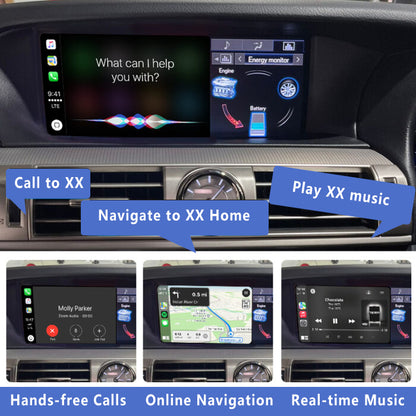 2013 Onward Lexus LS LS460 LS500h LS600 OEM Head Units Wireless Apple CarPlay & Android Auto Integration Kits
