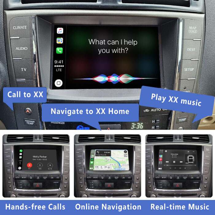 2009-2014 Lexus ISF OEM Head Unit Wireless Apple CarPlay & Android Auto Module Integration Kits