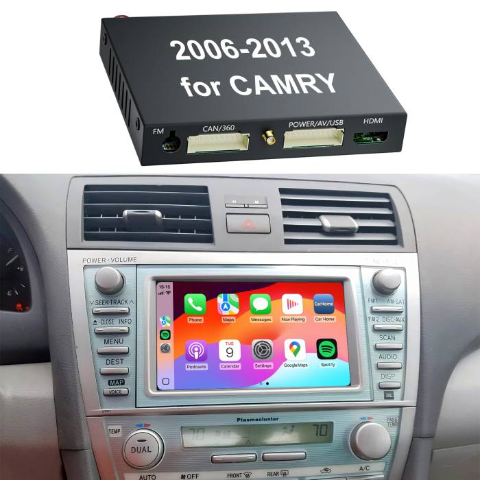 TOYOTA CAMRY 2006-2013 Wireless Apple CarPlay & Android Auto Integration for Car