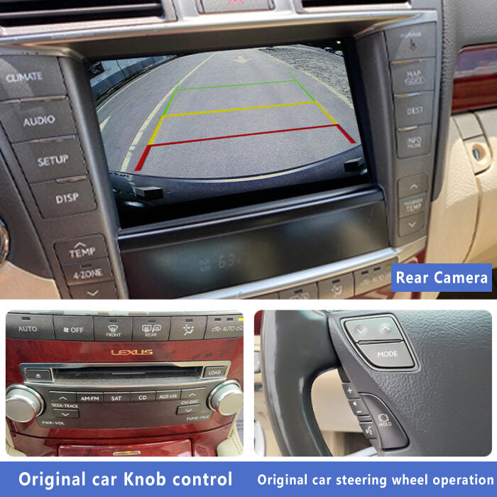 2006-2012 Lexus LS LS460 LS600 OEM Head Units upgrade Wireless Apple CarPlay & Android Auto Module Integration Kits