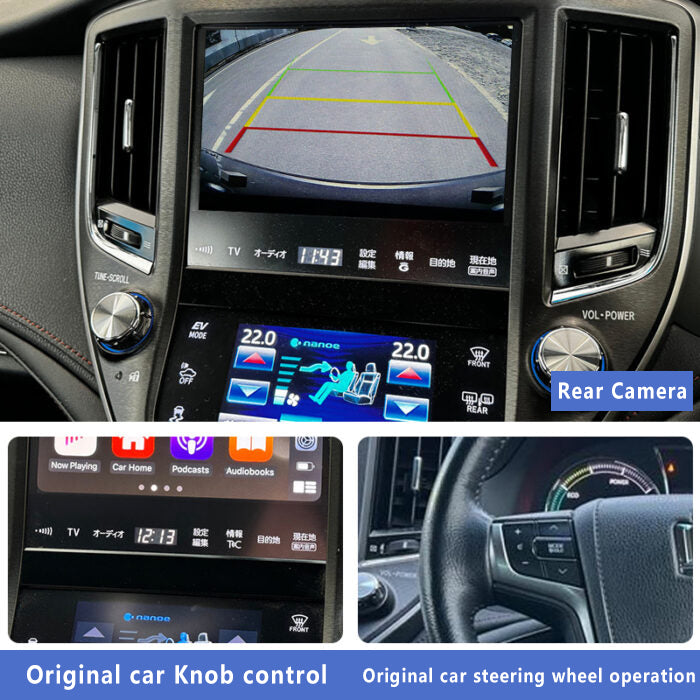 2013-2018 Toyota Crown S210 GRS210 GRS211 GRS214 ARS210 AWS210 AWS211 Wireless Apple CarPlay Android Auto Integration for Car
