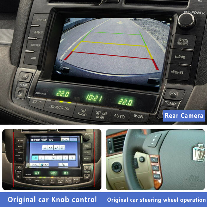 2008-2012 Toyota Crown Hybrid GWS204 OEM Head Units wireless Apple CarPlay & Android Auto Integration for Car