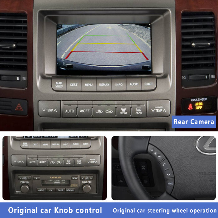 2006-2009 Lexus GX470 OEM Head Unit Wireless Apple CarPlay & Android Auto Integration Kits