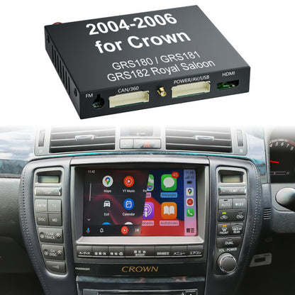 Toyota Crown UZS168 GRS180 GRS181 GRS182 Royal Saloon Wireless Apple CarPlay & Android Auto Integration for Car