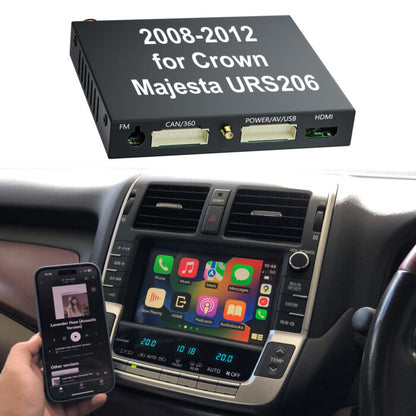 2008-2012 Toyota Crown Majesta URS206 wireless Apple CarPlay & Android Auto Integration for Car
