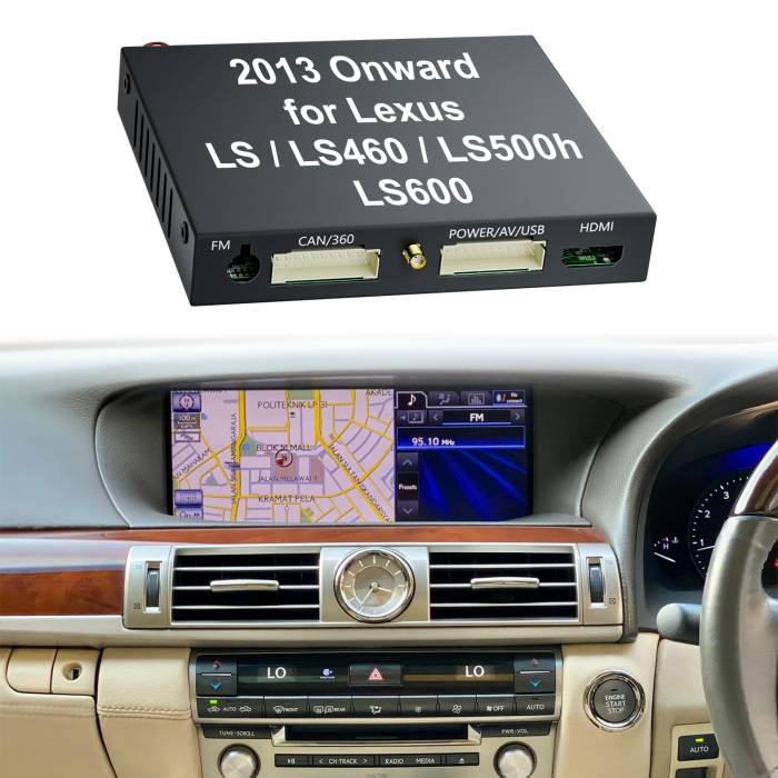2013 Onward Lexus LS LS460 LS500h LS600 OEM Head Units Wireless Apple CarPlay & Android Auto Module Integration Kits