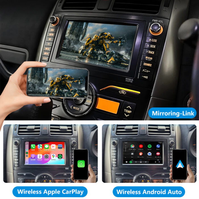 2006-2012 Toyota Blade_Blade MasterG OEM Head Units Wireless Apple CarPlay & Android Auto Integration Kits