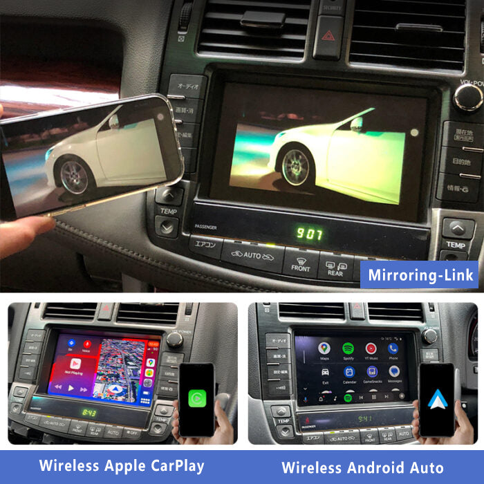 2008-2012 Toyota Crown Hybrid GWS204 OEM Head Units wireless Apple CarPlay & Android Auto Integration for Car