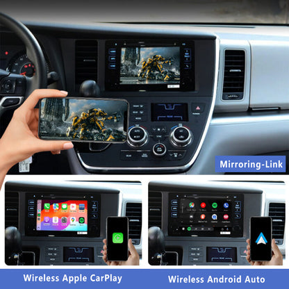 2015-2017 Toyota Sienna Original Head Units Wireless Apple CarPlay Android Auto Integration for Car