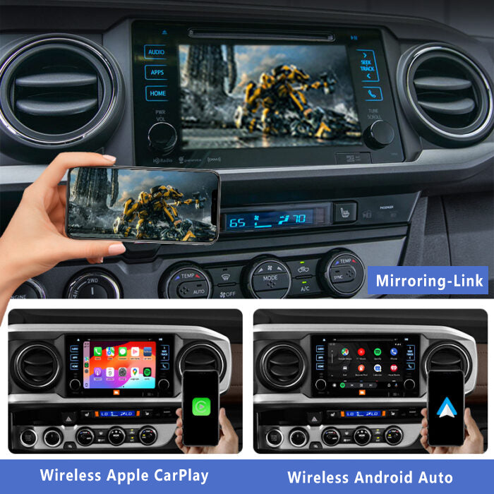2017-2019 Toyota Tacoma Review Original Head Units Wireless Apple CarPlay and Android Auto Integration for Car