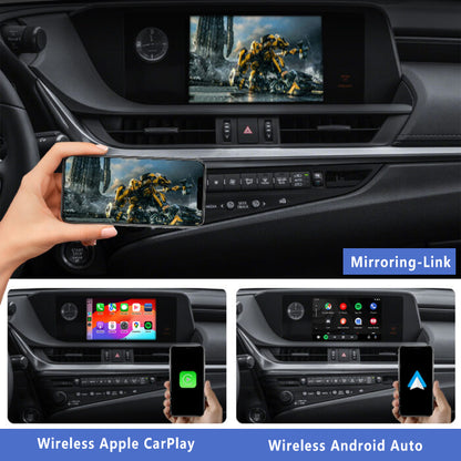 2016-2020 Lexus ES/NX/RX/UX with touch panel OEM Head Units Wireless Apple CarPlay & Android Auto Integration Kits