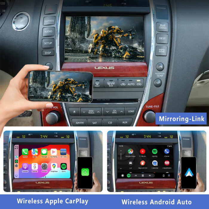2009-2012 Lexus ES350 OEM Head Units Wireless Apple CarPlay & Android Auto Integration Kits