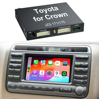 Toyota Crown JZS 171/175 Original Head units Wireless Apple CarPlay & Android Auto Integration for Car