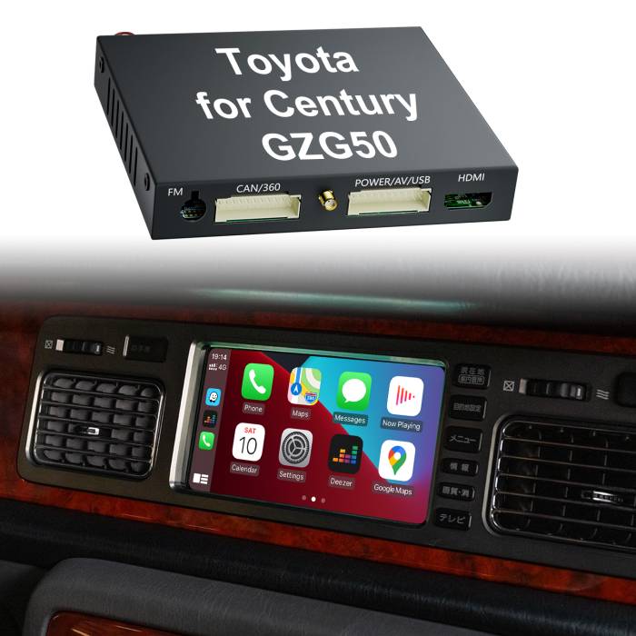 Toyota Century GZG50 OEM head units Wireless Apple CarPlay & Android Auto Integration for Car