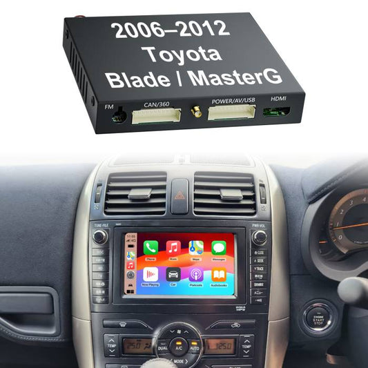 2006-2012 Toyota Blade/Blade MasterG OEM Head Units Wireless Apple CarPlay Android Auto Integration for Car