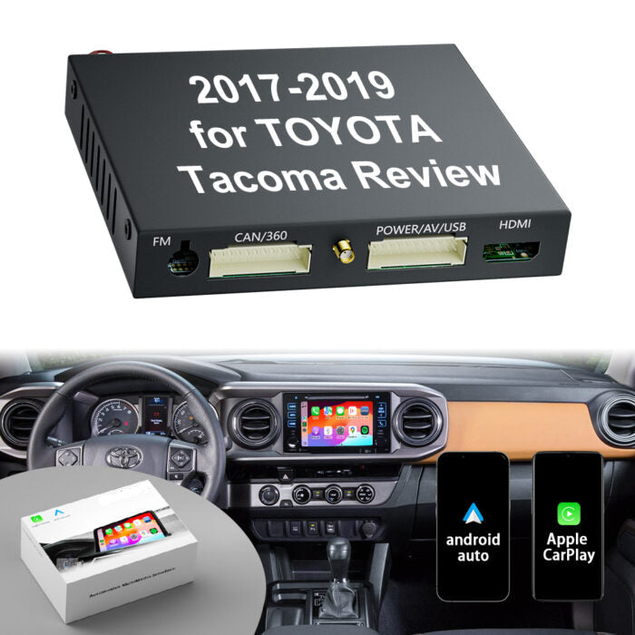 2017-2019 Toyota Tacoma Review Original Head Units Wireless Apple CarPlay and Android Auto Integration for Car