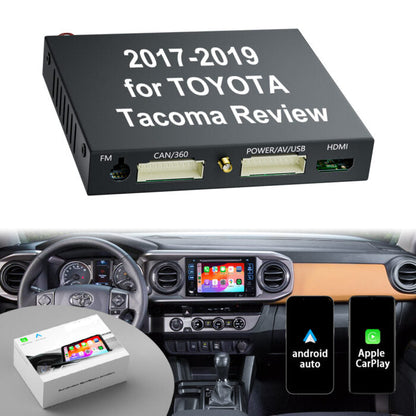 2017-2019 Toyota Tacoma Review Original Head Units Wireless Apple CarPlay and Android Auto Integration for Car