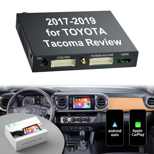 2017-2019 Toyota Tacoma Review Original Head Units Wireless Apple CarPlay and Android Auto Integration for Car