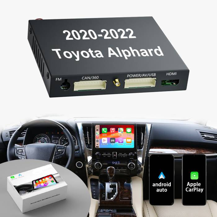 2020-2022 Toyota Alphard wireless Apple CarPlay & Android Auto Integration for Car