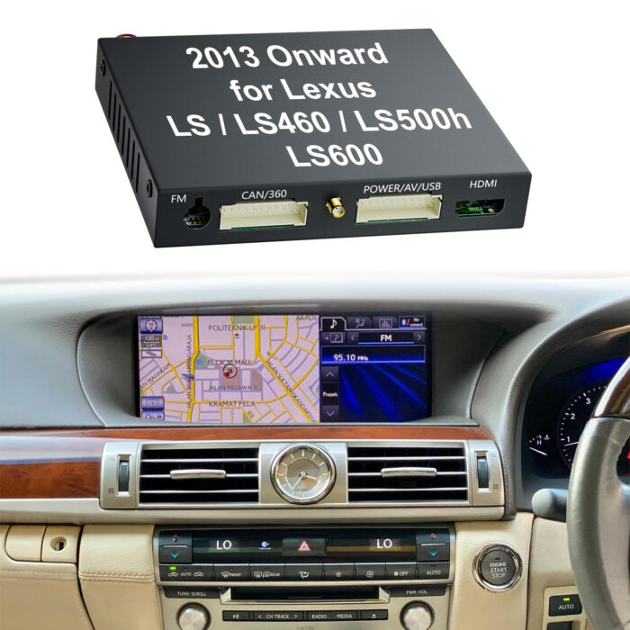 2013 Onward Lexus LS LS460 LS500h LS600 OEM Head Units Wireless Apple CarPlay & Android Auto Integration Kits