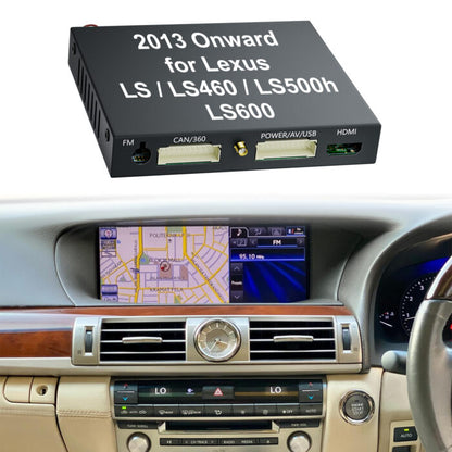 2013 Onward Lexus LS LS460 LS500h LS600 OEM Head Units Wireless Apple CarPlay & Android Auto Integration Kits