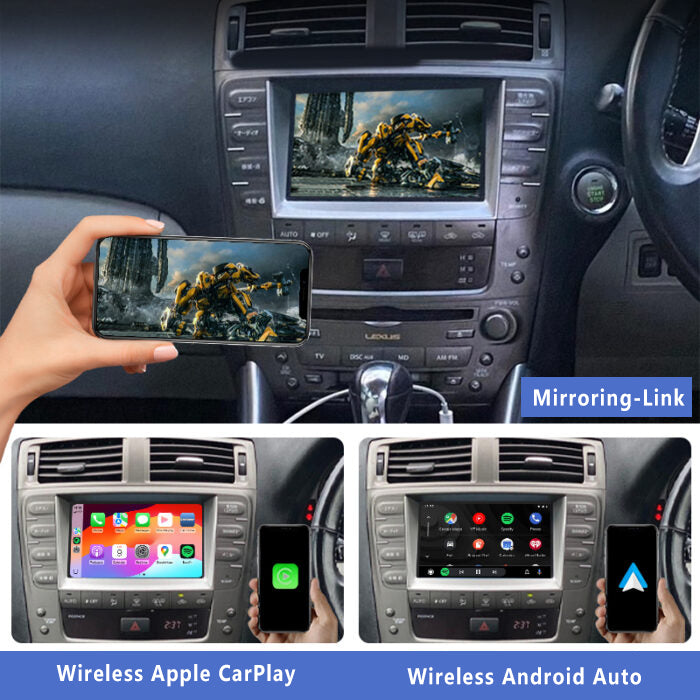 2009 – 2014 Lexus ISF Wireless Apple CarPlay Decoder & Android Auto Module Integration Kits