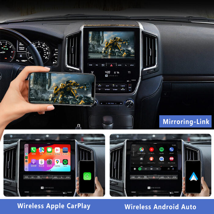 2016-2021 Toyota Land Cruiser LC200 Wireless Apple CarPlay & Android Auto Integration for Car