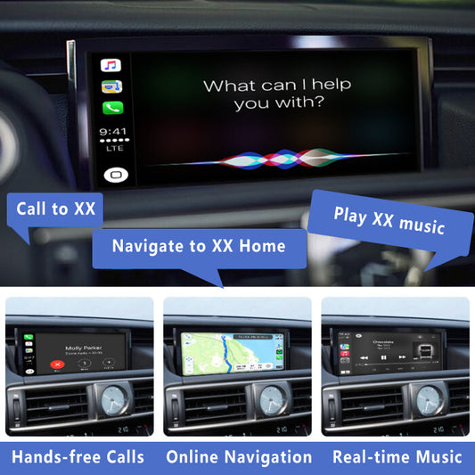 2014-2020 Lexus ES/NX/RX/UX with joystick controls OEM Head Units Wireless Apple CarPlay & Android Auto Integration Kits