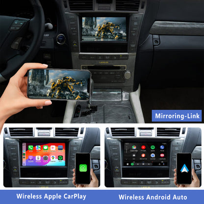 2006-2012 Lexus LS LS430 LS460 LS600 OEM Head Units Wireless Apple CarPlay & Android Auto Integration for Car