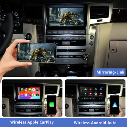 2006-2015 Lexus LX570 OEM Head Units wireless Apple CarPlay & Android Auto integration Kits