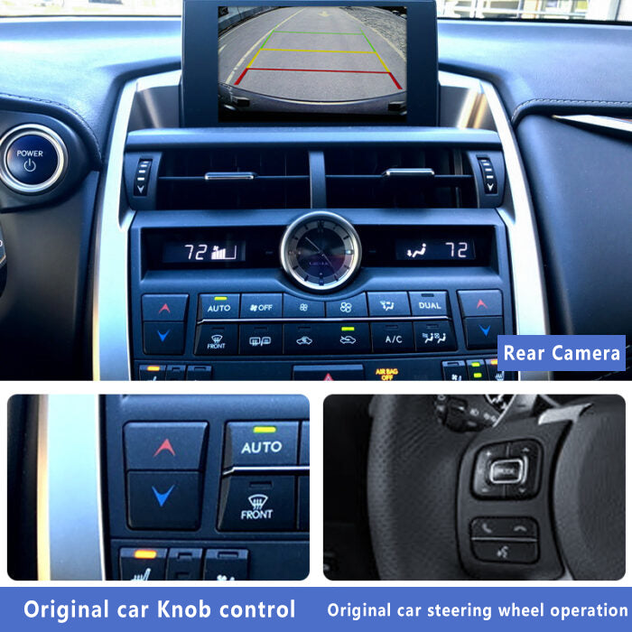 2014-2020 Lexus ES/NX/RX/UX with knob controls OEM Head Units Wireless Apple CarPlay & Android Auto Integration Kits