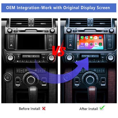 2014-2020 Toyota Prado OEM Head Units Wireless Apple CarPlay & Android Auto Integration for Car